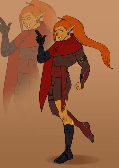 Coloured Sketch Example