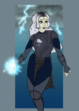 Coloured Sketch Example